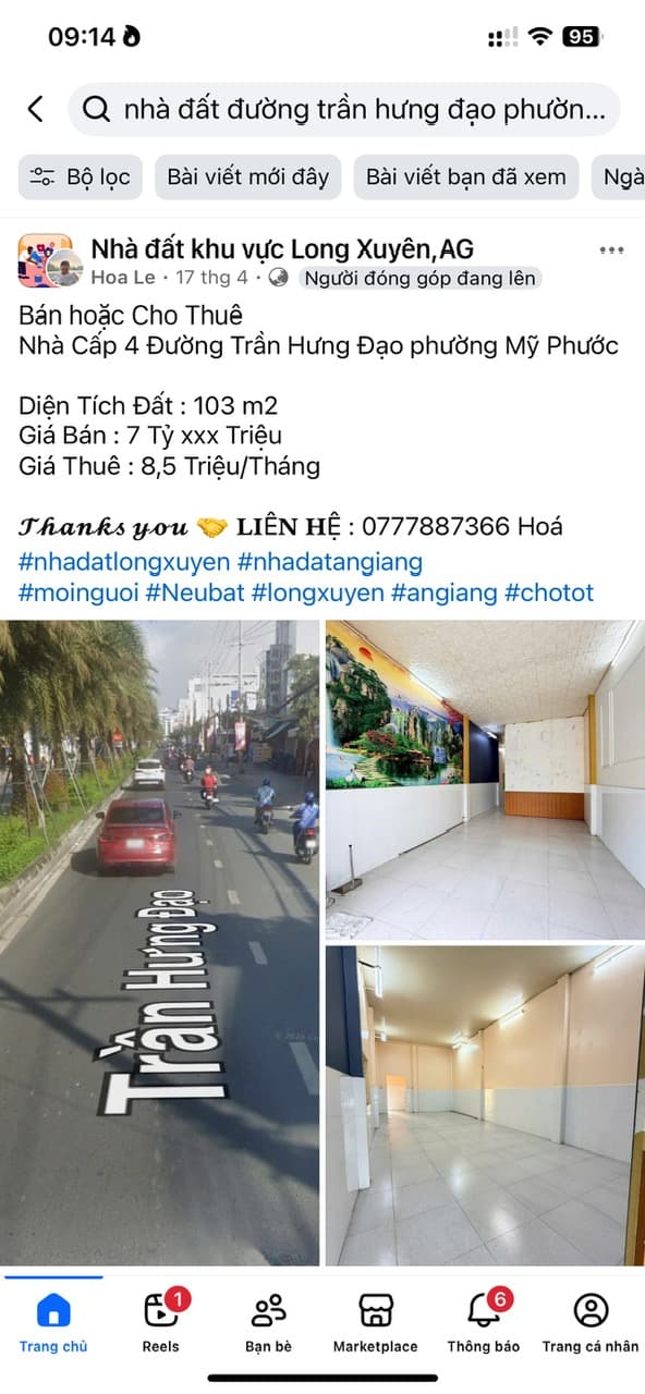 Nhà mặt tiền đường Trần Hưng Đạo