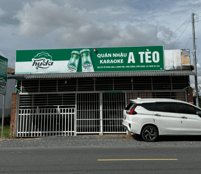 Ngay đường trung tâm Minh Lương huyện Châu Thành, ngay nhà thờ đối diện quan ca phe 6 Mập
