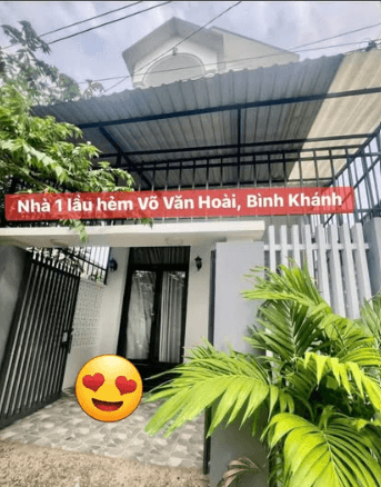 Bán nhà 1 trệt 1 lầu đã hợp thức hóa nhánh võ văn hoài gần cầu tôn đức thắng